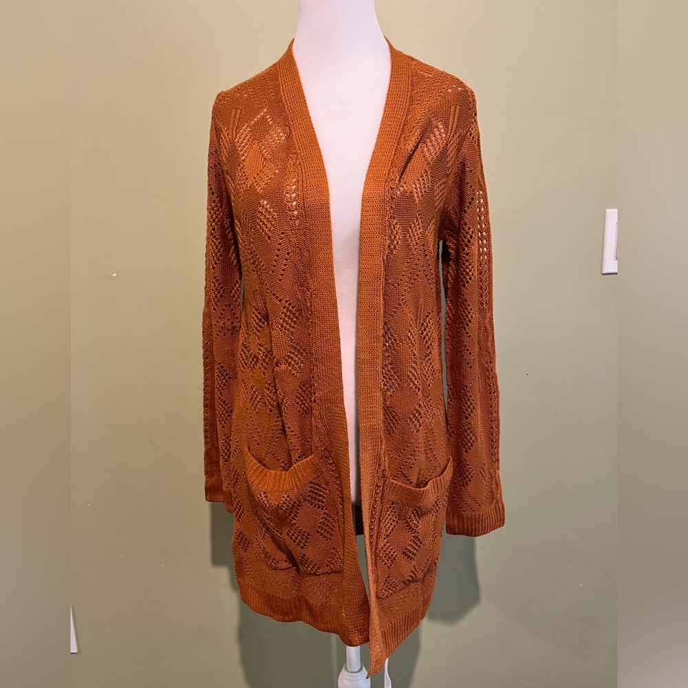 Market & Spruce Open Knit Cardigan